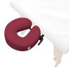 Saloniture Adjustable Massage Table Face Cradle and Pillow 3" Foam - Burgundy