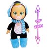 Cry Babies Tiny Cuddles Christmas Izzy - 9" Baby Dolls, Cries Real Tears, Blue Penguin Themed Pajamas