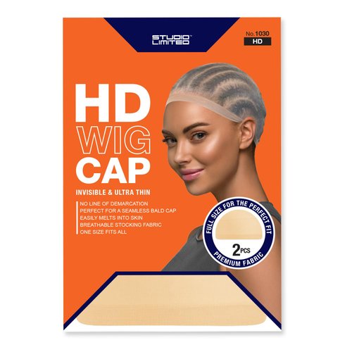 HD Wig Cap Ultra Thin Invisible Wig Cap for Bald Cap Method HD Beige 2pcs (PACK OF 2)(Total 4pcs)