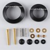 Universal Toilet Tank to Bowl Bolt Gaskets Extra Long Nut Kits Fits 2'' and 3'' Toilet Flush Valve Tank