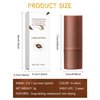 2 in 1 Lip Liner Lipstick, Caramel Brown Lip Liner Lip Gloss, Velvet Matte Sharpened Head Lip Tint Stain,Long Lasting Waterproof,Highly Pigmented Non-sticky Tinted Lip Balm,Lip Makeup for Women-03