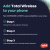 Total Wireless Alcatel MyFlip 4G Prepaid Flip Phone (Locked) - Black - 4GB - Sim Card Included - CDMA