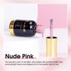 VENALISA Gel Nail Polish, 12ml Nude Pink Color Soak Off UV LED Nail Gel Polish Nail Art Starter Manicure Salon DIY at Home, 0.43 OZ