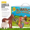 Learning Minds Set of 8 Jumbo Farm Animal Figures - Farm Animals for Toddlers Age 1-3 - Farm Toys for Toddlers 1-3 - Toy Animals for Kids Age 18 Months Plus - Animal Toys for Kids 1,2,3 Years Old
