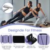 Wrist Weights, 2Pack Adjustable Silicone Weighted Bangles for Women and Men, Wearable Wrist Ankle Weights Suitable for Yoga, Walking and Gym, Arm & Leg Workout, 2lb (Purple)