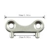 JCBIZ 2pcs Deck Fill Plate Key, 316 Stainless Steel Marine Boat Yacht Gas Water Fuel Tank Deck Fill Filler Spare Key Replacement Plate Tool