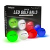GoSports Light Up LED Golf Balls 12 Pack - Impact Activated with 10 Minute Timer
