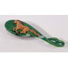 Handpainted Brown Mane Horse Hair Brush