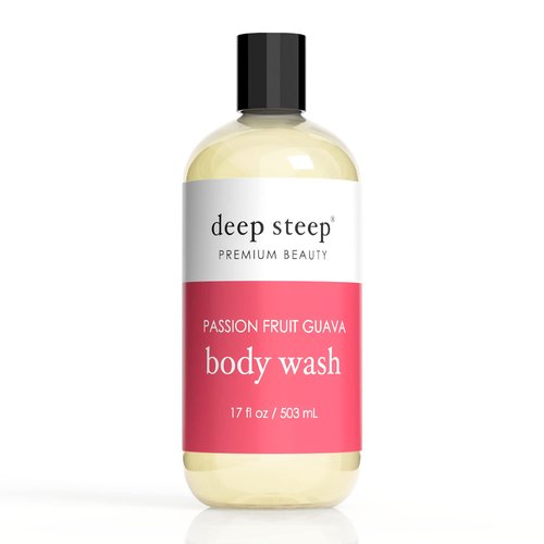 Deep Steep Argan Oil Body Wash, Passion Fruit Guava, 17 Ounce