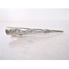 Generic Silver tone metal filigree alligator hair claw clip clamp (Length: 5), 1 Count (Pack of 1)