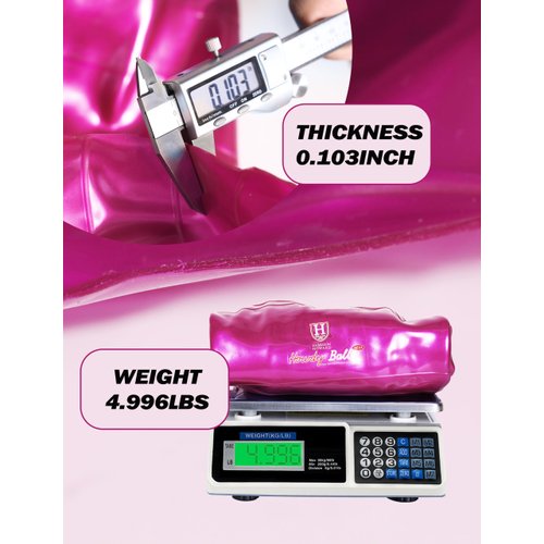 Harrison Howard Howdy Bally Mega Horse Play Ball Anti-Burst Giant Horse Ball Horse Soccer Ball Herding Ball Giant Play Ball for Horses 22 Inch-Magenta