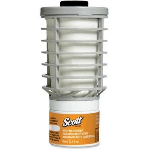 Kimberly-Clark Scott 91067 Continuous Air Freshener Refill with Citrus Fragrance, 2-19/64" Width x 4-25/64" Height x 2-19/64" Depth Multicolor