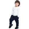 Enfants Chéris Toddler White Henley Shirt Boy Cream Henley 2T