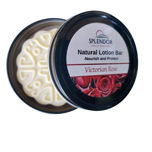 Massage Lotion Bar Hair, Nails, Skin, Hands and Feet (Victorian Rose)