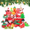 nobasco Squishies, 28 Pack Mochi Squishy Toys - Christmas Kawaii Cat Squishys Slow Rising Animals - Party Favors, Goodie Bag, Birthday Gifts, Mini Squishies Stress Reliever Toy Pack