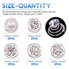 Glarks 30Pcs 5 Styles Spiral Hair Pins Swirl Hair Twists Coils Hair Clip Accessories with Crystal or Pearl for Gift, Wedding, Bridal, Prom, Party, and Special Event