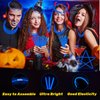 UURM 75 Glow Sticks Bracelets and Necklaces, 8'' Glowsticks Bulk Pack Bright Glow in the Dark Party Supplies for Kids (Blue)