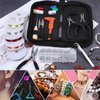 Thrilez Wire Wrapping For Jewelry Making, Repair and Beading Supplies Kit with Craft Ring Wire, Tools, Pliers and Jewelry Findings