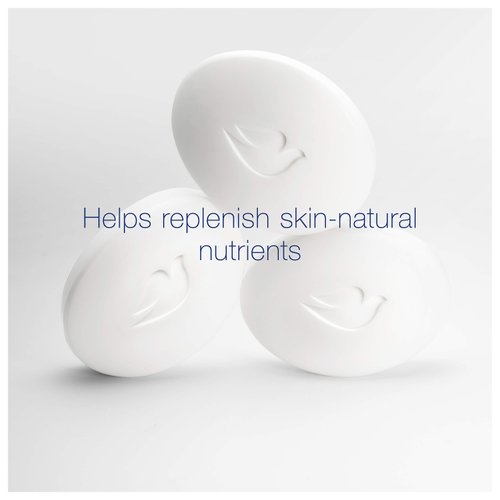 Dove Beauty Bar Gentle Cleanser gor Softer and Smoother Skin with 1/4 Moisturizing Cream White Effectively Washes Away Bacteria, Nourishes Your Skin, 4 oz, 2 Bars