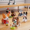 6pack Party Favors Mini Dogs Building- Compatible with Lego Set for Boys 8-14, Adorable Animals Building Sets, Party Favors Birthday Gift for Kids 8-12 (754PCS)