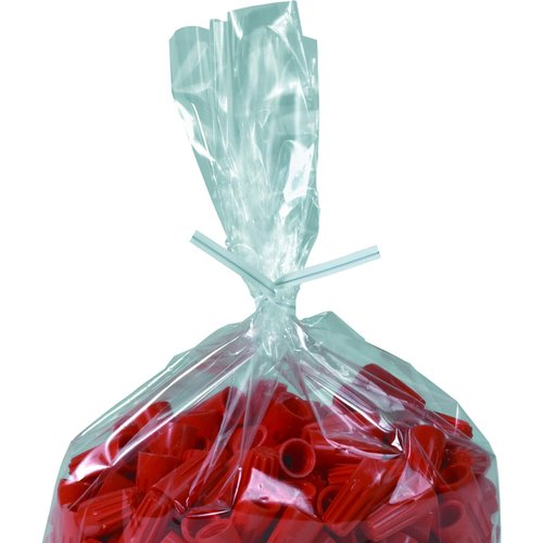 Aviditi Reusable White Plastic Twist Ties, 8" Length, Use to Seal Bread, Gift, and Treat Bags or for Bundling Cables and Wires (Case of 2000)