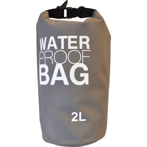 Nupouch Waterproof Dry Bag for Camping, Beach, Kayaking, Boating & outdoor Activities, 2 L, Gray