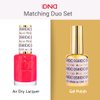 DND Gel DC Sheer Polish Set - 1 each of Gel Polish and Nail Polish, Milky Pink, 0.5 Fl Oz
