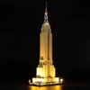 LIGHTAILING Light Set for (Architecture Empire State Building) Building Blocks Model - Led Light kit Compatible with Lego 21046(NOT Included The Model)