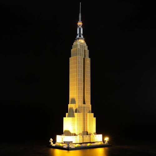 LIGHTAILING Light Set for (Architecture Empire State Building) Building Blocks Model - Led Light kit Compatible with Lego 21046(NOT Included The Model)