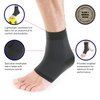 Neo-G Airflow Ankle Compression Sleeve - Sports, Daily Wear - Compression Ankle Brace, Tendonitis Support, Compression Ankle Support for Weak Ankles and Joint Pain - Airflow - S - Black