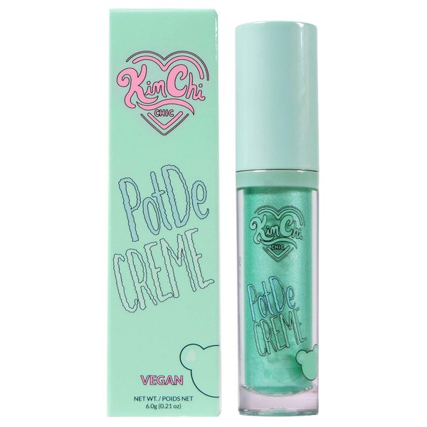 Kimchi Chic PotDe Crème Cream Eye Shadow, Shimmery, Easy Application, Smudge-Proof, Quick-Drying, Long-Lasting, Cruelty-Free and Vegan Eye Shadow, Forest Fairy, 0.21 oz