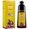 DISAAR Beauty Speedy Hair Color Shampoo 100% Cover Gray White Hair Easy To Use Long Lasting 400ml/13.53fl.oz (Gold)