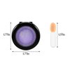 Apooliy Single Glitter Eyeshadow Powder,Highly Pigmented Cream Shimmer Eye shadow,Waterproof Long Wear Purple Pressde Eyeshadow