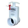 Valterra 2101X PVC Gate Valve, White, 1-1/2" Inner Diameter, 1.9" Outer Diameter Unibody Valve, Slip w/ Gate Keeper