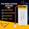 YDL 3.7V 500mAh 502248 Lipo battery Rechargeable Lithium Polymer ion Battery Pack with PH2.0mm JST Connector