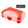 It's Academic Hard Pencil Case, Durable Plastic Pencil Box, Kid-Friendly Colors in Pink & Orange, 2-Pack