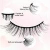 8 Pairs Cat Eye Lashes False Lashes Fluffy Lashes Faux Mink Cluster Lash Extensions Volume Lashes Dramatic Cat Eyelashes for Women Girls