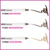 wet n wild Brow-Sessive Brow Pencil, Ultra-Precise Dual Ended Spoolie Brush for Perfect Buildable Blendable Shaping, Natural Lasting Shades for Every Brow, Cruelty-Free & Vegan - Dark Brown(Packaged)