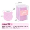 MEKK Lint Free Nail Wipes,400PCS Cat Shape Nail Polish Remover Wipes,Super Absorbent Soft Non-Woven Fabric Lash Glue Wipes,Cleaning Pad Cloth for Lash Extension & Nail Polish Bottle(PINK)