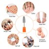 Beavorty Drill Bit De Brocas Para Taladro Nail Bits Nail Art Silicone Polisher Silicone Drill Bits for Nails Silicone Nail Drill Bit Armor Removal Tool Grinding Head Drill Set Russia