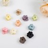 40Pcs Colorful Small Flower Hair Clips, TEBIEKOY Baby Hair Clips Mini Claw Clips Cute Jaw Clips Hair Pins Hair Barrettes Toddler Hair Accessories for Women Girls Kids Teens