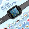 Smart Watch for Kids, Kids Watch with 26 Games Camera Video Recorder Music Alarm Calculator Calendar Flashlight Stopwatch Pedometer, Fun Birthday Gifts Boys Watch Toys for 4-16 Year Olds Black