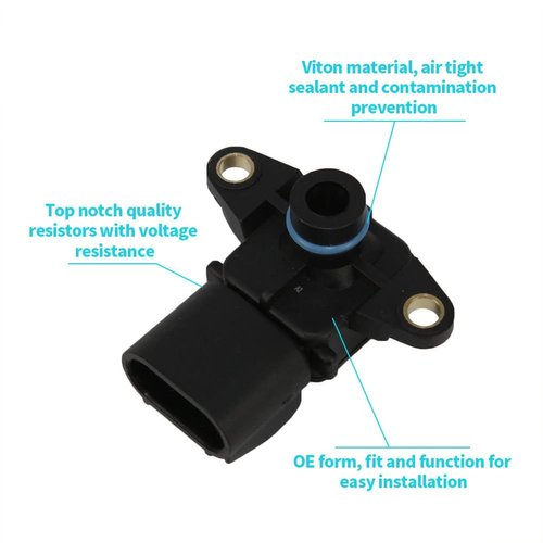 56041018AB 68002763AA AS217 216519 MAP Manifold Absolute Pressure Sensor Compatible with Chrysler Town Country Voyager Dodge Caravan Dakota Durango Jeep Grand Cherokee Liberty Wrangler
