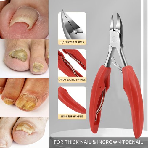 Ingrown Toenail Clipper Pedicure Tools for Feet Thick Nails Toenail Removal Kit Callus Pedicure Knife Nail Cutter