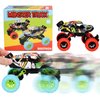 6.3 Inch Monster Truck Toys for Boys 3 4 5 6 7 Years Old, Pull Back Friction Powered Truck Vehicles Play Sets 2 Pack