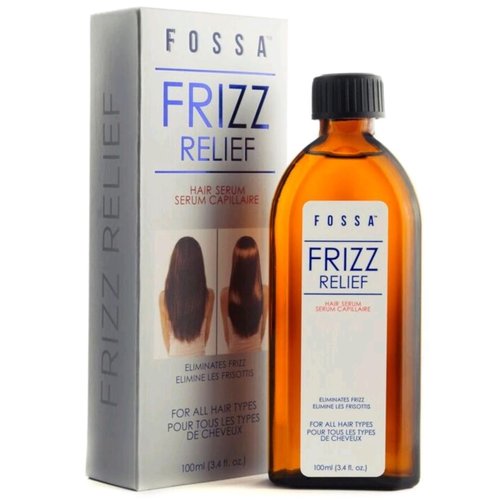 Fossa Hair Oil for Frizzy Hair | Lightweight Hair Treatment Oil for Anti-Frizz Control, Nourishes, Adds Shine, Protects, Increases Elasticity for All Hair Types | 100ml, 3.4 fl. oz.