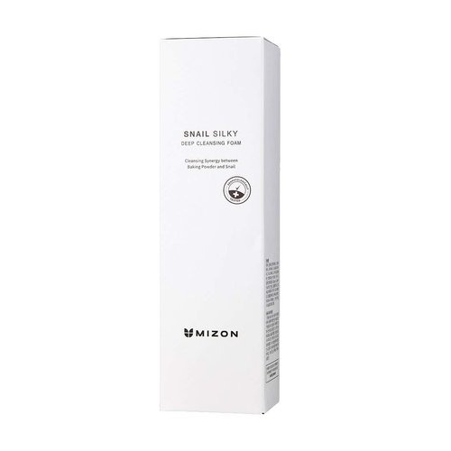 MIZON Snail Silky Deep Cleansing Foam, Cleansing Foam, Remove Dead Skin, Baking Powder Particles, No Irritation, No Dryness, Nutrition (5.29 oz)