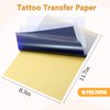 Tattoo Fake Skin - 5Pcs 3MM Tattoo Practice Skins 10Pcs Tattoo Transfer Paper Tattoo Skin Practice Kit Tattoo Stencil Paper Tattoo Accessories Tattoo Starter Kit