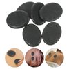 EXCEART 6pcs Essential Massage Stones Hot Stones Rocks for SPA Massage 4 * 3cm Convex Side