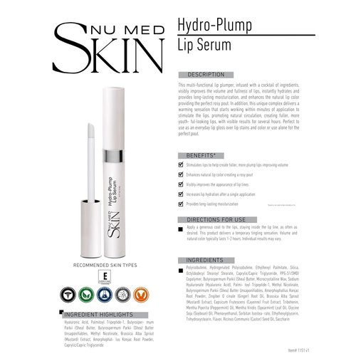 Generic Nu Med Skin HYDRO LIP PLUMPER, Black